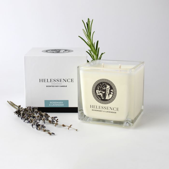 Helessence – Rosemary & Lavender Massage Candle