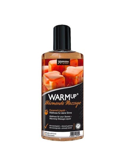 Έλαια για μασάζ - WARMup Intimate Massage Liquid 150 ml Caramel