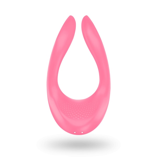 Satisfyer – Partner Multifun, δονητής για ζευγάρι σε εργονομικό σχήμα, ροζ